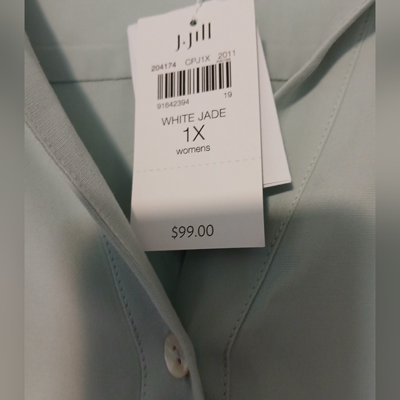 NWT Womens J.Jill button down blouse - Picture 9 of 9